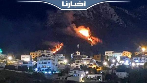 نشوب حريق بغابة بوعنان ضواحي مدينة تطوان